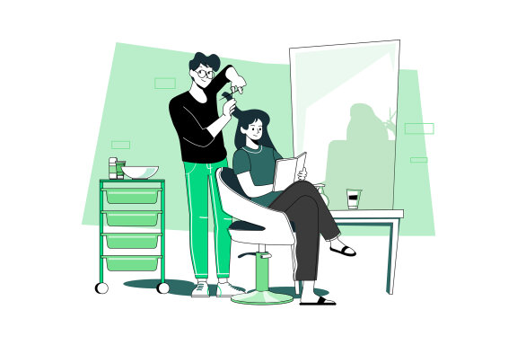 M669_Beauty Salon & Spa Illustration Pack