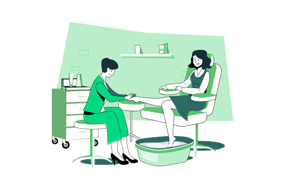 M669_Beauty Salon & Spa Illustration Pack