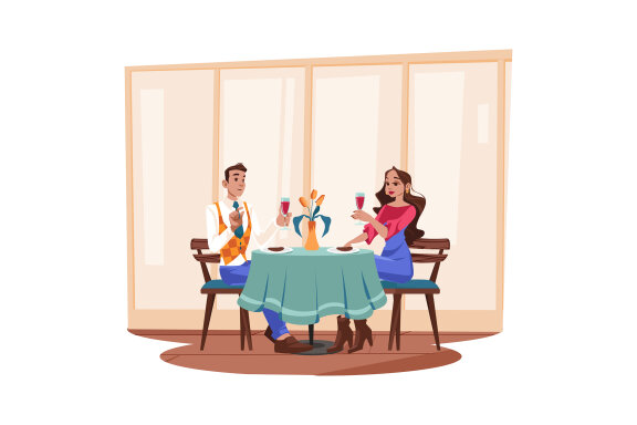 M667_Couple In Love Illustration Pack