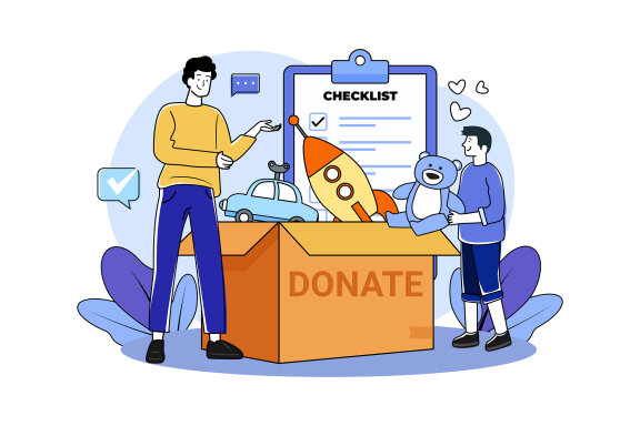 M657_Charity and Donation Illustration Pack
