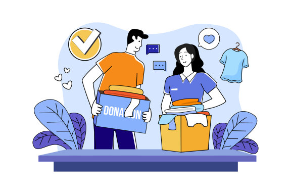 M657_Charity and Donation Illustration Pack