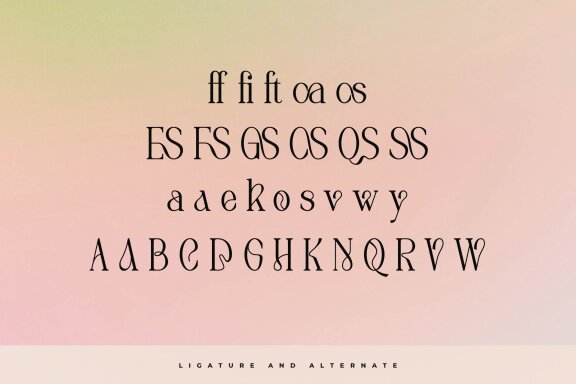 Wave Vayau | Display Serif Font