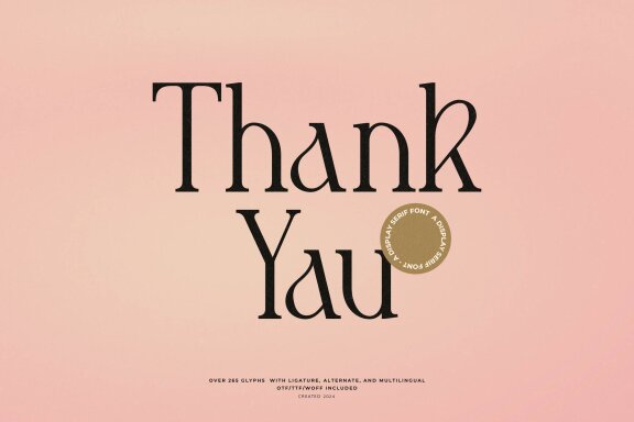 Wave Vayau | Display Serif Font