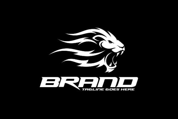 Lion Abstract Logo - Lion Head Logo