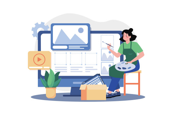 M653_UI/UX Design Illustration Pack