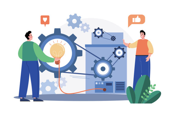 M643_Business Teamwork Illustration Pack