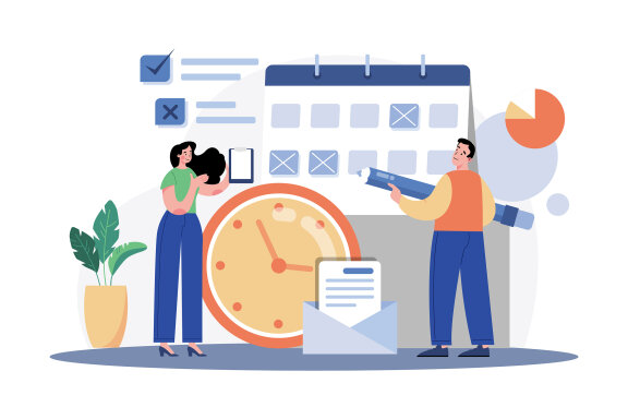 M643_Business Teamwork Illustration Pack