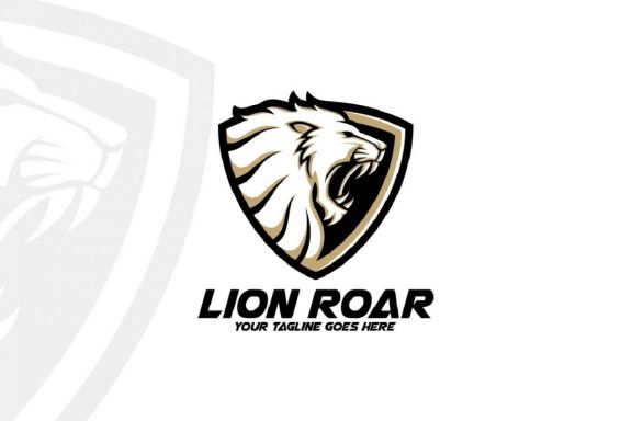 Lion Roar Logo - Lion & Shield