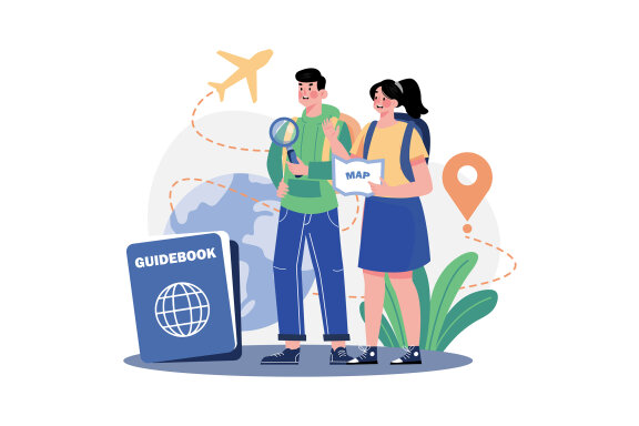 M627_Vacation Travel Illustration Pack 2