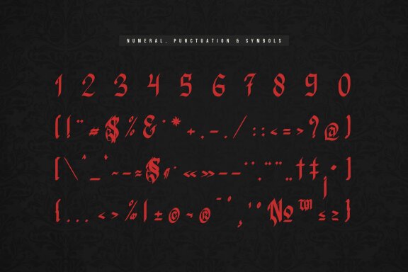 The Feyals | Blackletter Typeface