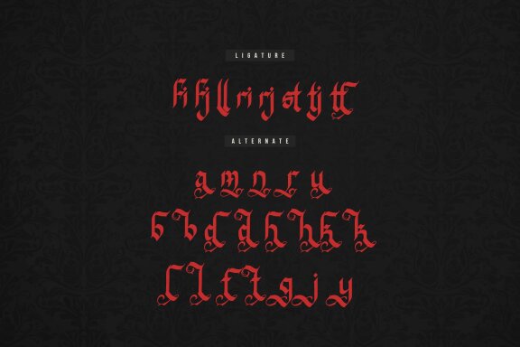 The Feyals | Blackletter Typeface
