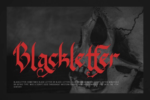 The Feyals | Blackletter Typeface