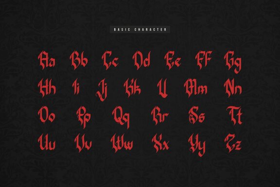 The Feyals | Blackletter Typeface