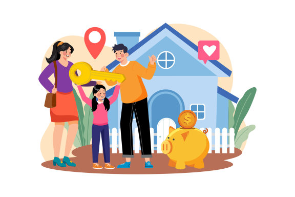 M624_Online Rent Home Illustration Pack 2