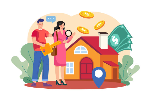M624_Online Rent Home Illustration Pack 1