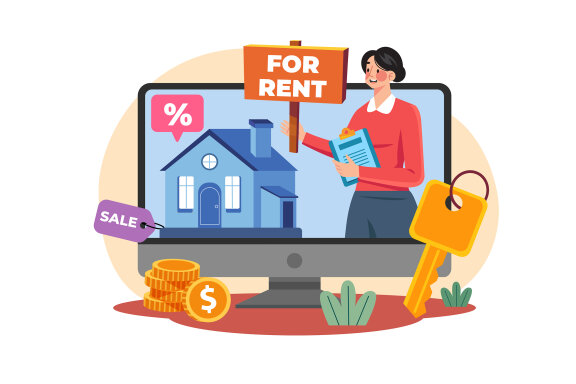 M624_Online Rent Home Illustration Pack 1