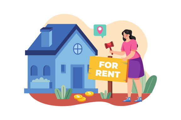 M624_Online Rent Home Illustration Pack 1