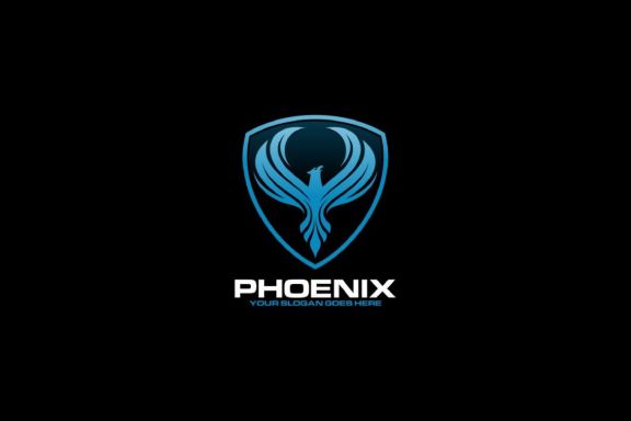 Blue Phoenix Logo Cliparts, Stock Vector and Royalty Free Blue Phoenix Logo  Illustrations