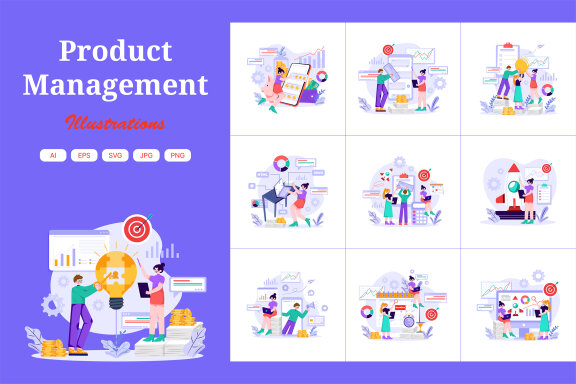 M618_Product Management Illustration Pack