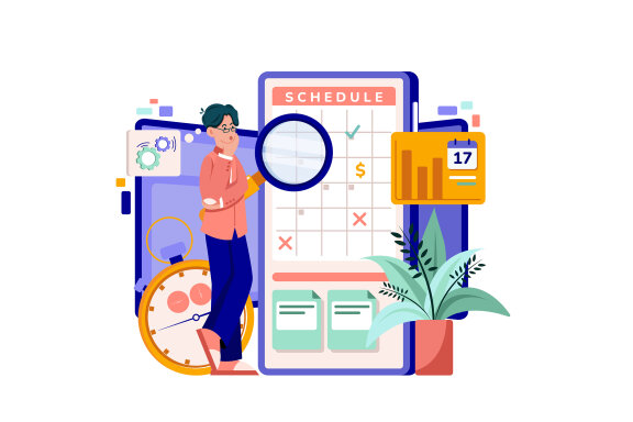 M616_Appointment Scheduling Illustration Pack