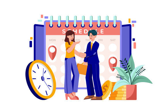 M616_Appointment Scheduling Illustration Pack