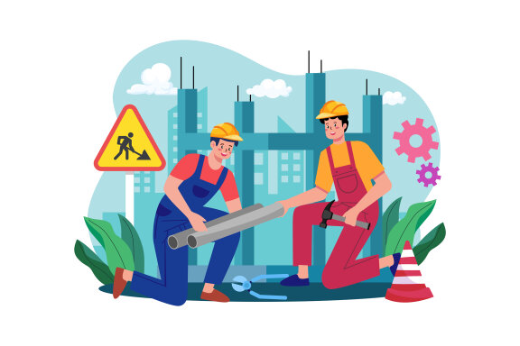 M607_Construction Services Illustration Pack
