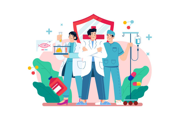 M604_World Health Day Illustration Pack