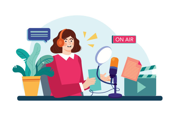M598_Live Podcast Illustration Pack 1