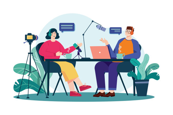 M598_Live Podcast Illustration Pack 1