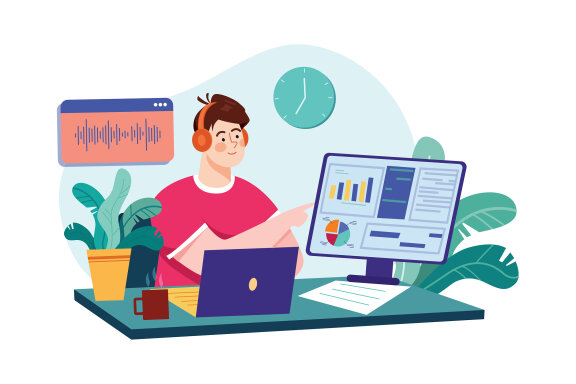 M598_Live Podcast Illustration Pack 2