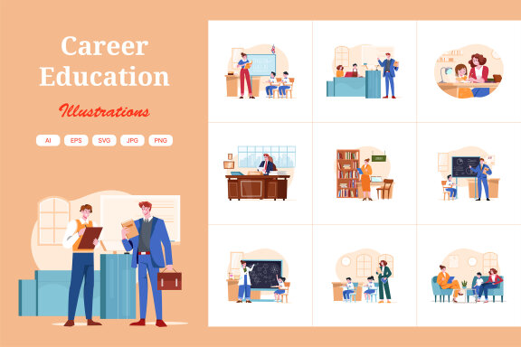 M595_Career Education Illustration Pack 1