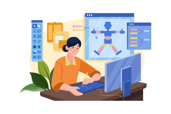 M591_Artistic Jobs Illustration Pack