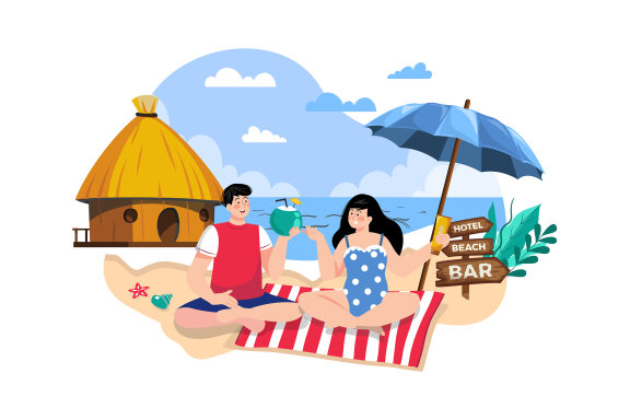 M586_Summer Holiday FREE Illustration Pack