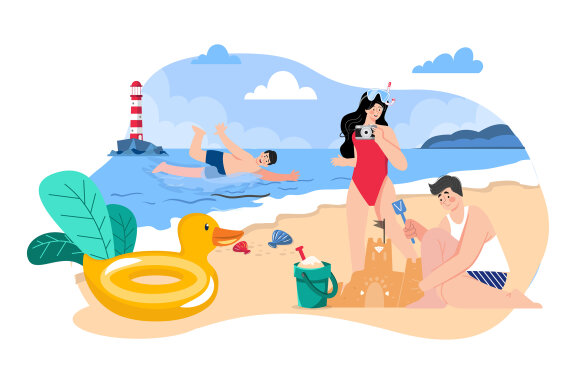 M586_Summer Holiday FREE Illustration Pack