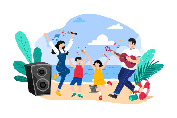 M586_Summer Holiday FREE Illustration Pack