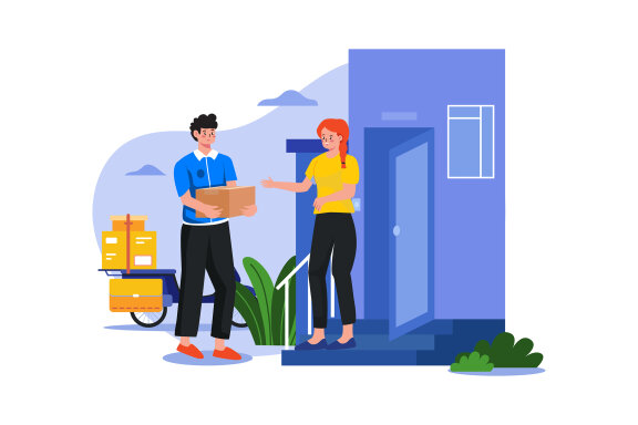 M585_Delivery Services Illustration Pack
