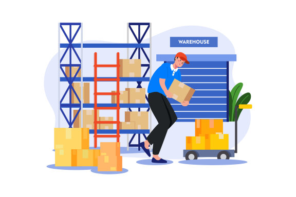 M585_Delivery Services Illustration Pack