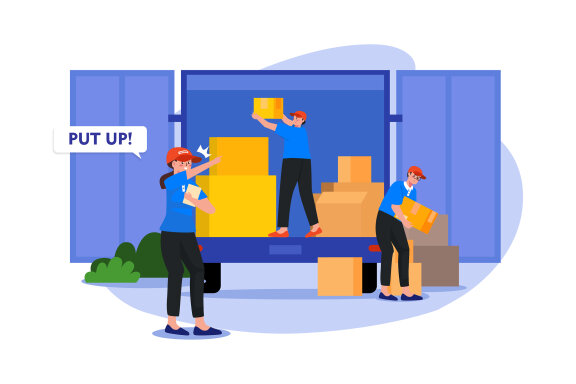 M585_Delivery Services Illustration Pack