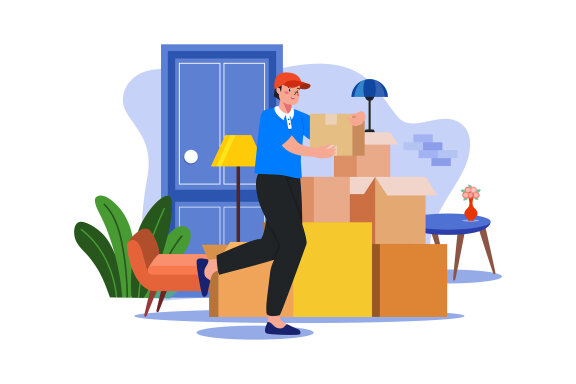 M585_Delivery Services Illustration Pack