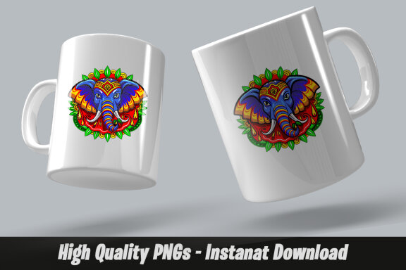 Elephant Designs PNG Bundle