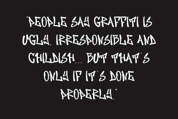 Austin Darolbe Graffiti Brush Font