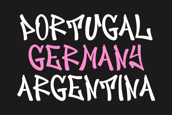 Austin Darolbe Graffiti Brush Font