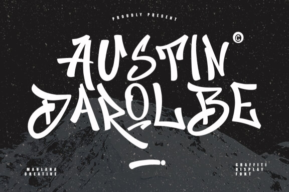 Austin Darolbe Graffiti Brush Font