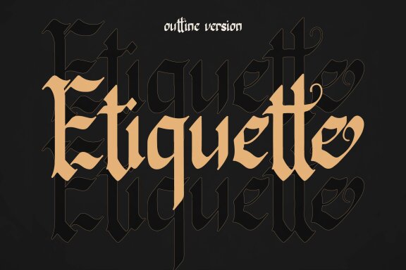 Rudra Great | Blackletter Typeface