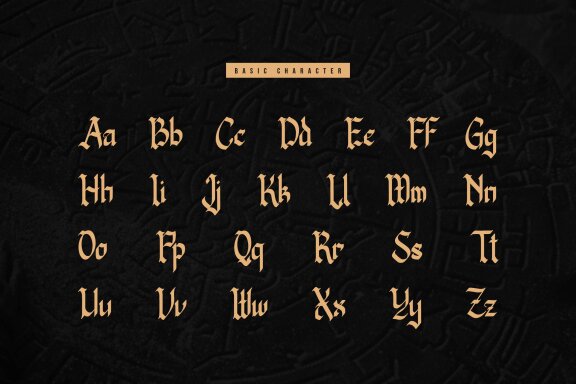 Rudra Great | Blackletter Typeface