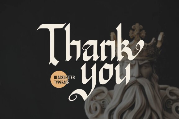 Rudra Great | Blackletter Typeface