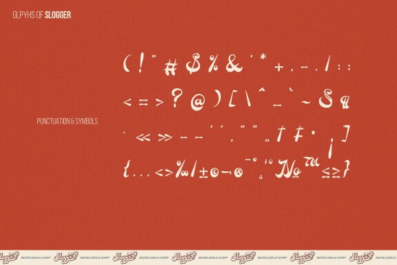 Slogger | Retro Display Font