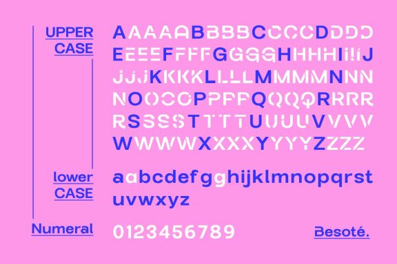 Basote - Modern Logo Font Typeface