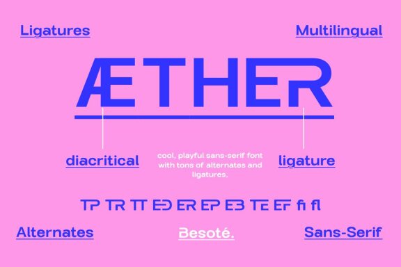 Basote - Modern Logo Font Typeface