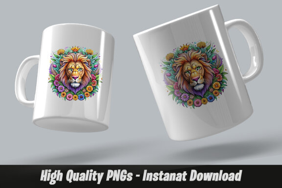 Lion Designs PNG FREE Bundle